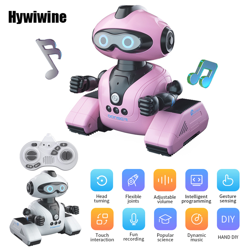 Kids Education Program - Cady wida-ミニrc検知ロボット、インテリジェント玩具、自動制御、音楽ダンスロボット、子供向けの自動追跡制御玩具