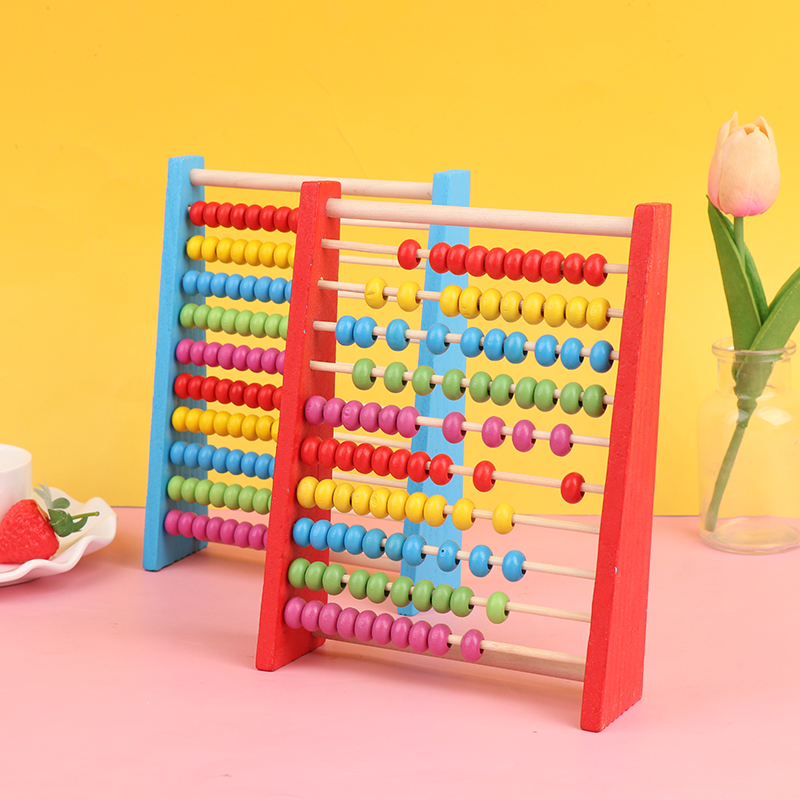 Abacus Counting Bead - 新しい木製そろばん 子供用算数学習玩具 数珠計算 キッズトイ