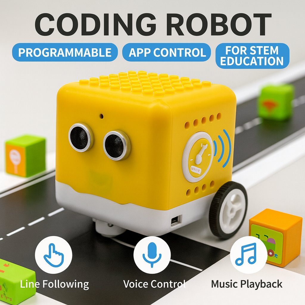 Kids Education Program - Kidsbits プログラマブルロボットキット コーディングロボット +28プロジェクトチュートリアル Arduinoグラフィカルプログラミング対応 子供向けDIY