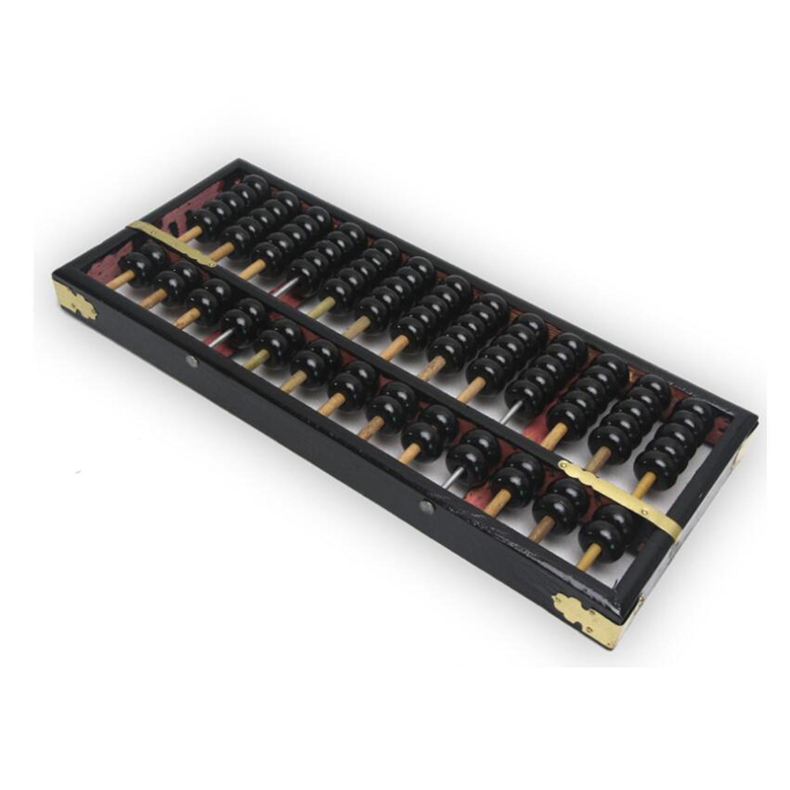 Abacus Counting Bead - 中国製木製ビーズ算盤 プロ仕様の計数ツール 精巧な作りの装飾品 大人と子供向けの教育用ギフト