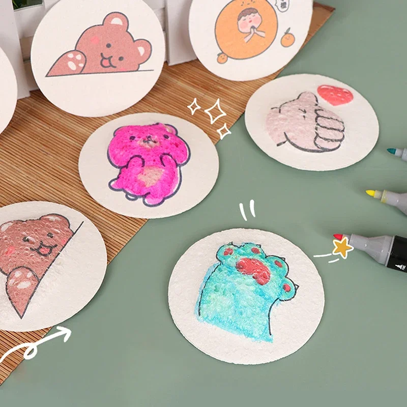 Kids Education Board - 3D パフィーフォームテクスチャペイントペーパー子供のための DIY 描画アート教育クラフトスポンジキャンバスボード手芸おもちゃ