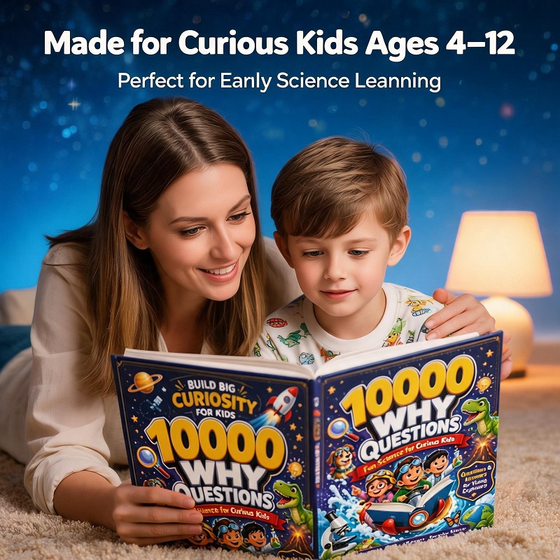 Kids Education Books - 10000なぜ子ども向け科学百科事典が重要なのか？好奇心旺盛な若き探検家のための教育絵本
