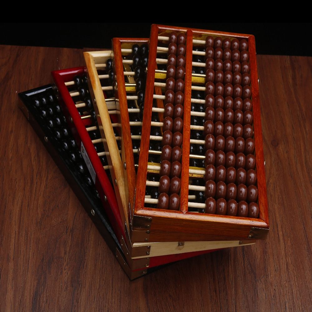 Abacus Counting Bead - 木製abacusカウントビーズ、abacusカウントラック、13桁の木、インテリジェンス開発、数学モンテッソーリ