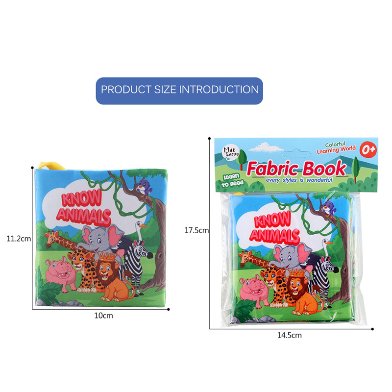 子供向け啓蒙早期教育玩具 キッズ布絵本 英語 動物 車 果物 - Kids Education Books のレビューと価格