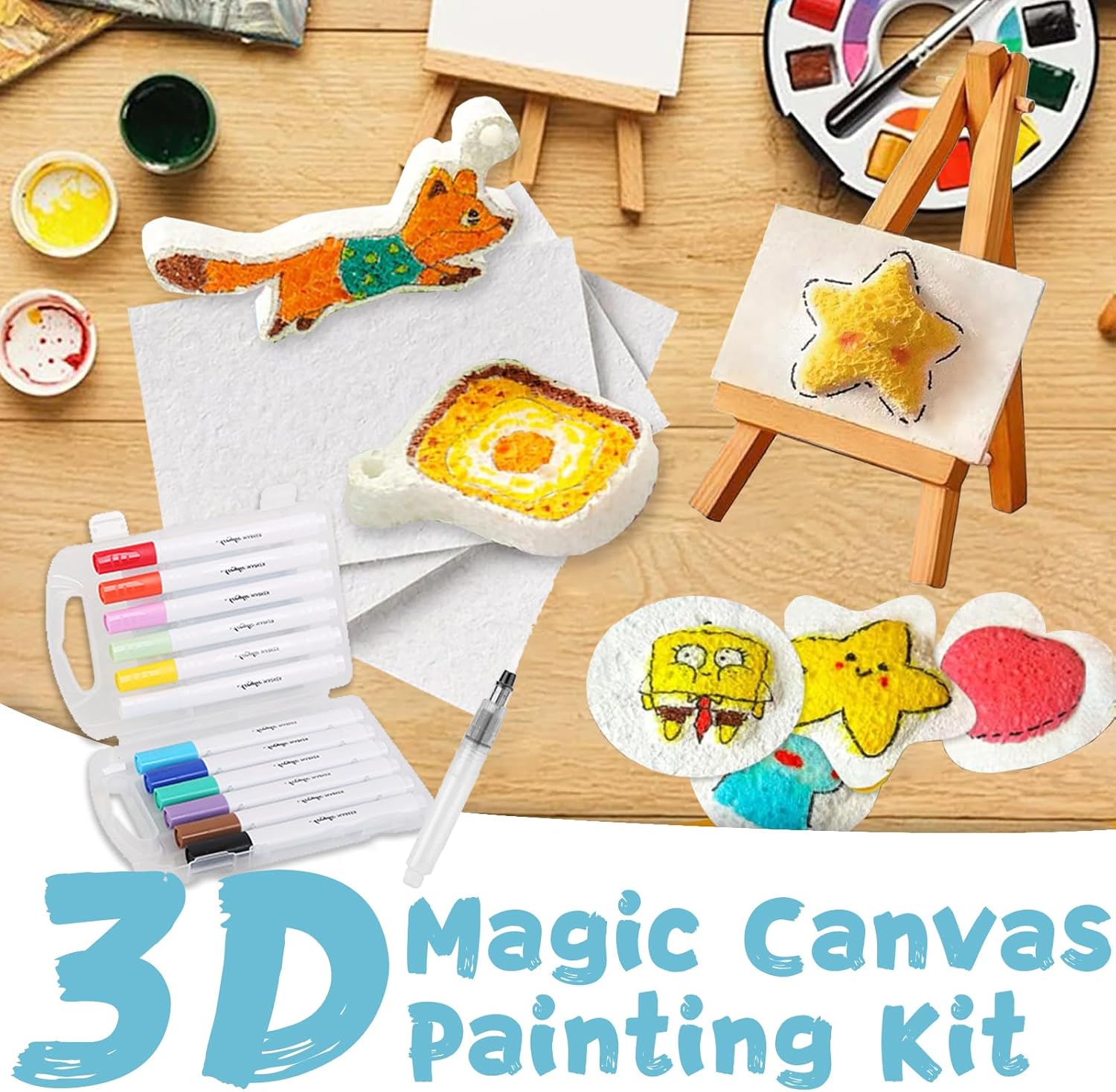 3D立体発泡テクスチャ絵画紙セット 子供用 DIYアートクラ - Kids Education Board のレビューと価格