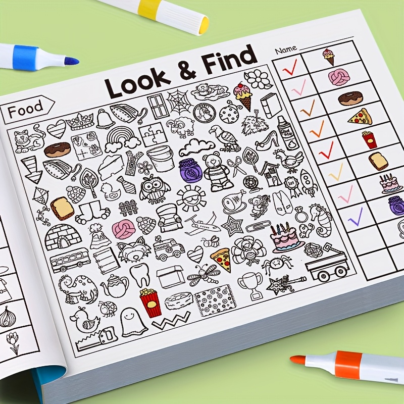 子供向け隠された物体塗り絵ブック キッズ探し物探し塗り絵＆描 - Kids Education Laptop のレビューと価格