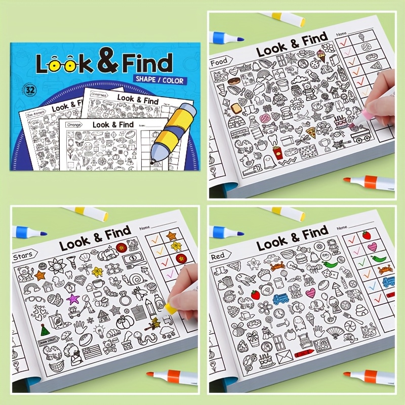 子供向け隠された物体塗り絵ブック キッズ探し物探し塗り絵＆描 - Kids Education Laptop のレビューと価格