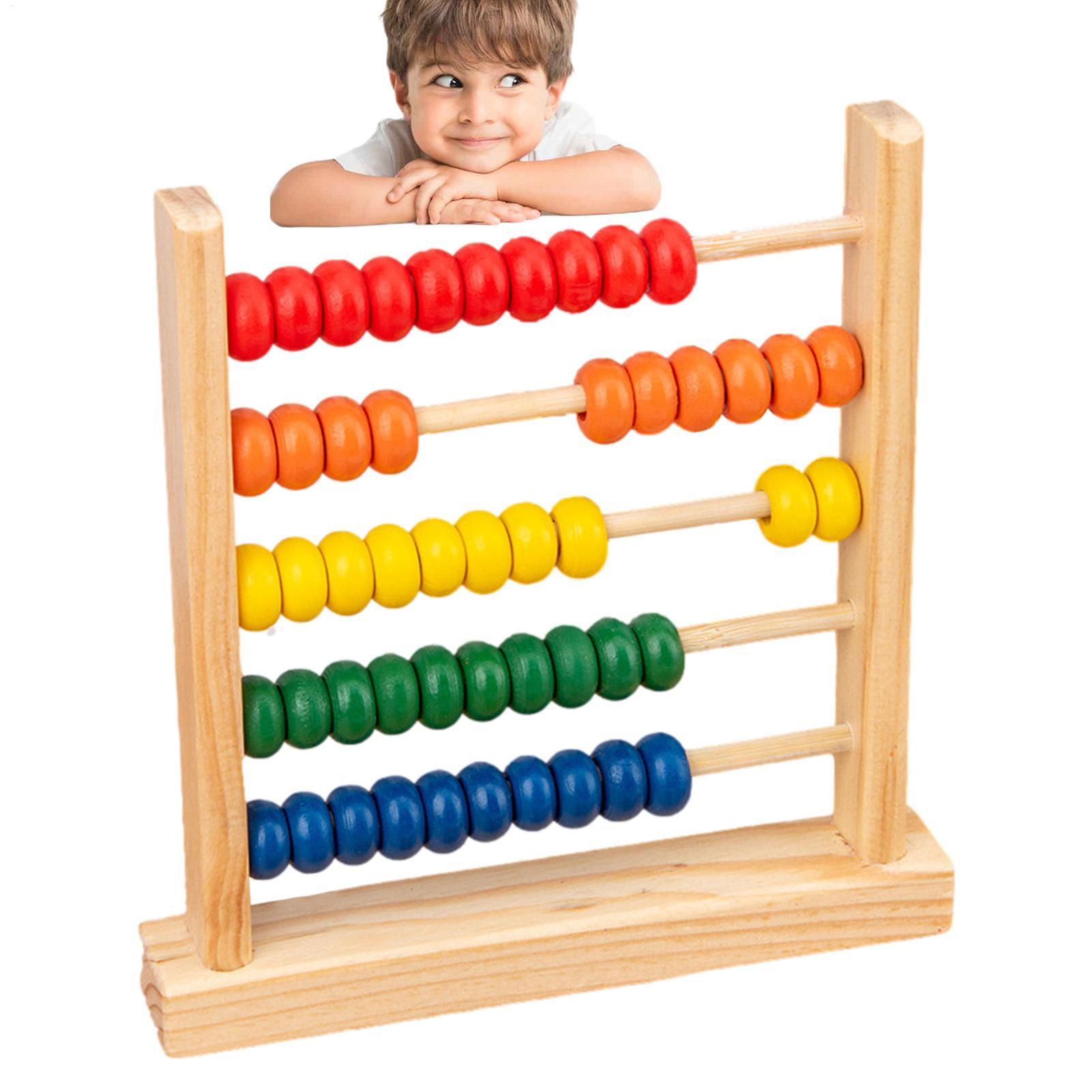 木製フレームそろばんおもちゃカウントそろばんゲーム教材教育カ - Abacus Counting Bead のレビューと価格