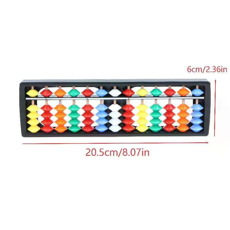 プラスチックそろばん計算機おもちゃマルチカラービーズ数学学習 - Abacus Counting Bead のレビューと価格