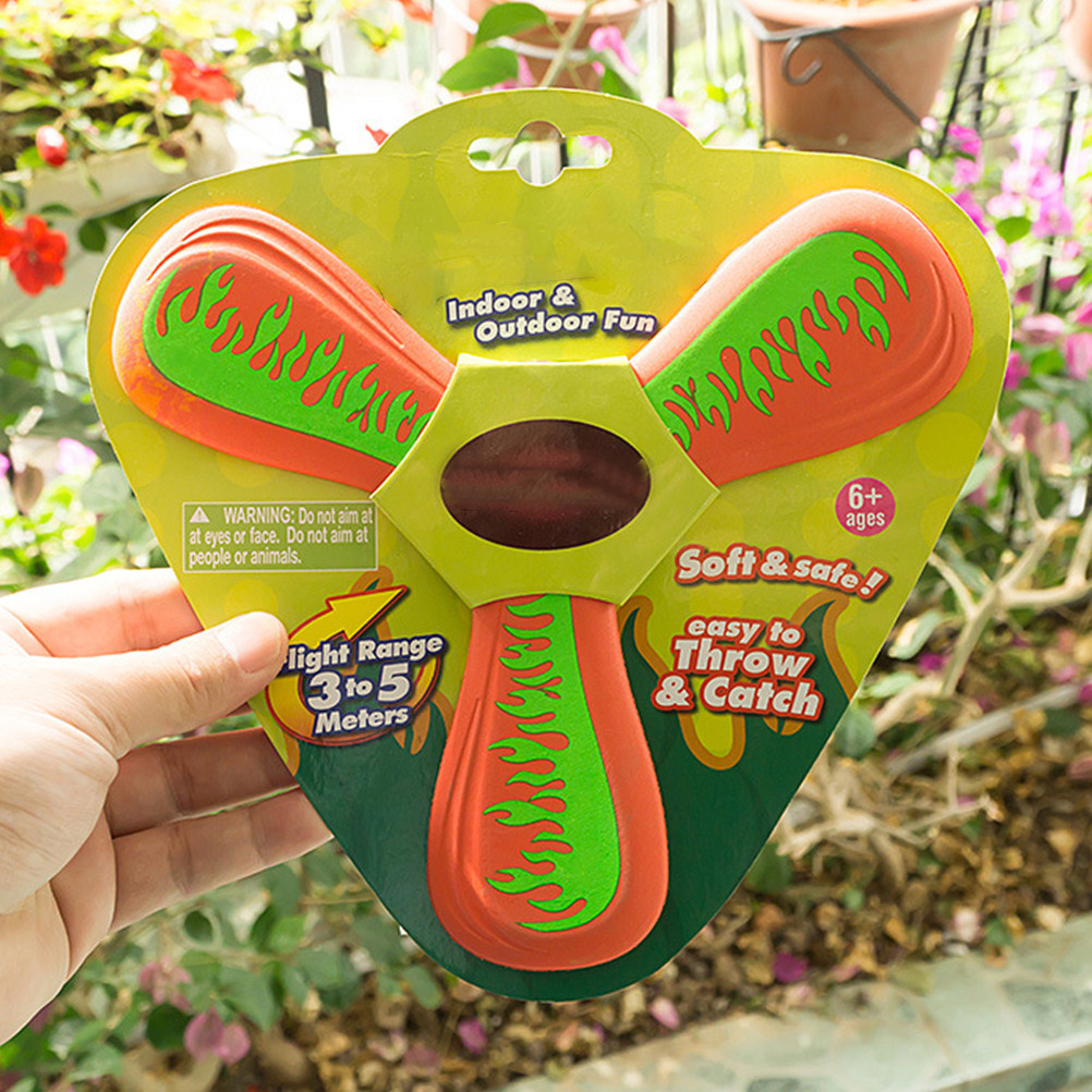 カラフルなエヴァ子供用ブーメラン 軽量 減圧 アウトドアレク - Kids Education Recreation のレビューと価格