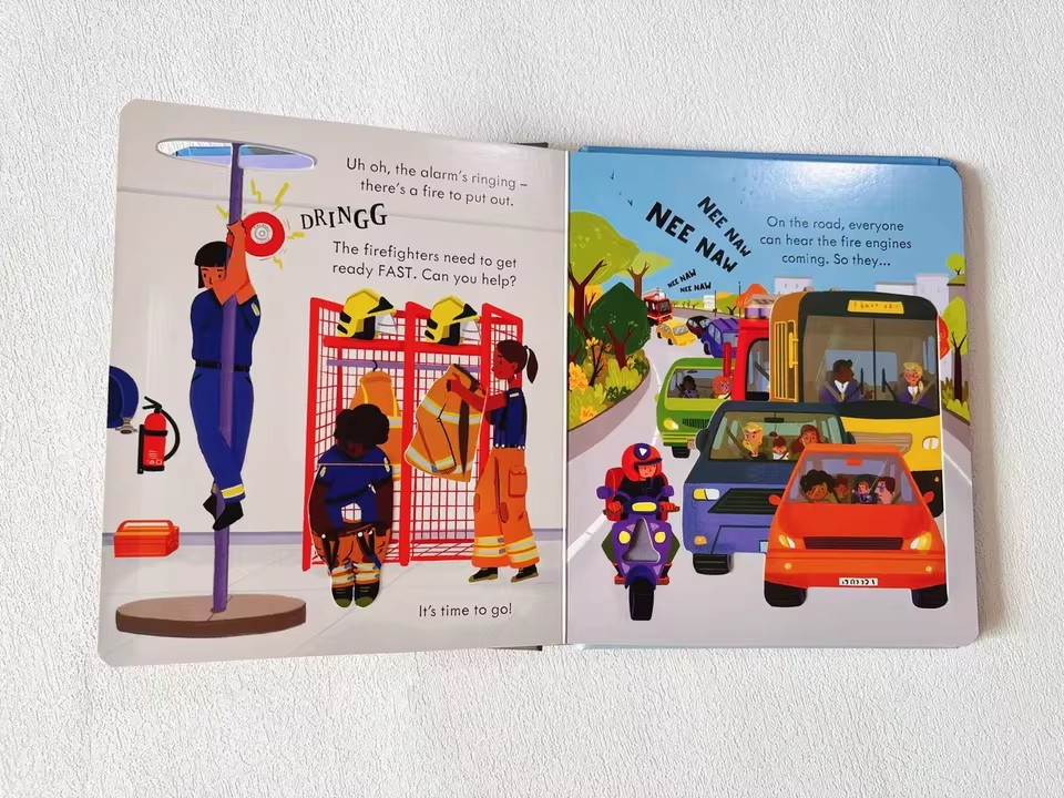 Usborne ピープインサイド 消防車の仕組みを知る 3D - Kids Education Books のレビューと価格