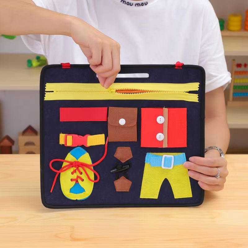 モンテッソーリ ビジーボード 幼児向け 基本的な生活スキルブ - Kids Education Books のレビューと価格