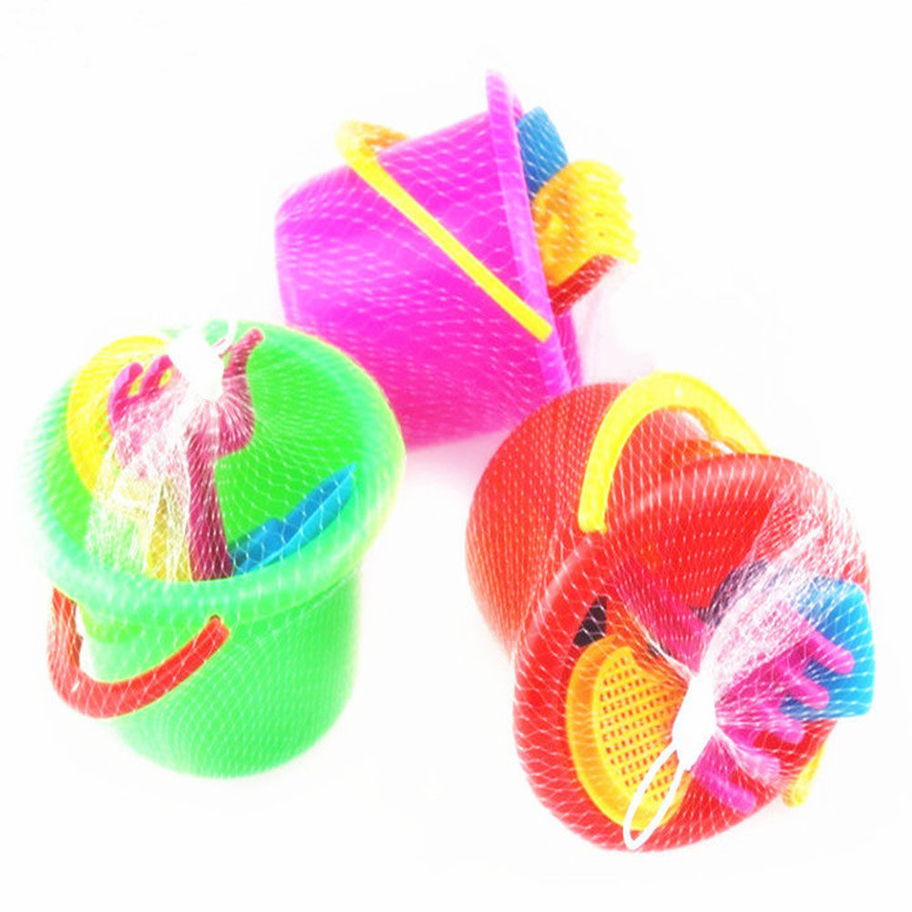 6個セット ビーチバケツセット プラスチック製砂すくい 子供 - Kids Outdoor Education のレビューと価格