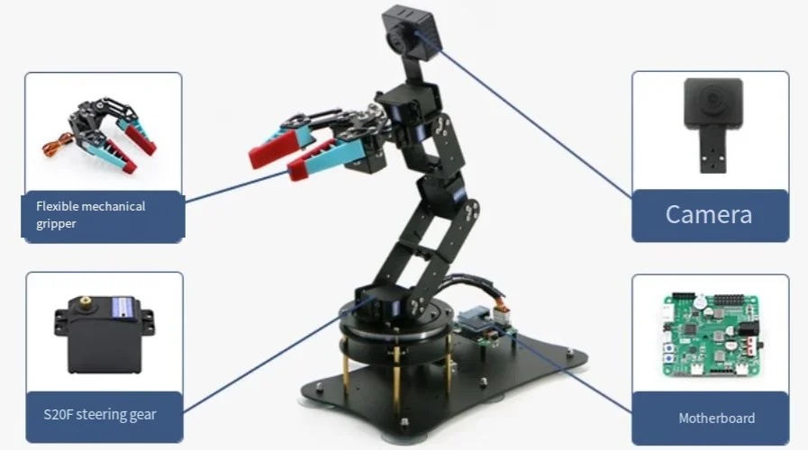 子供向け4軸デスクトップ協働ロボットアーム、モーター付きスマ - Kids Education Program のレビューと価格