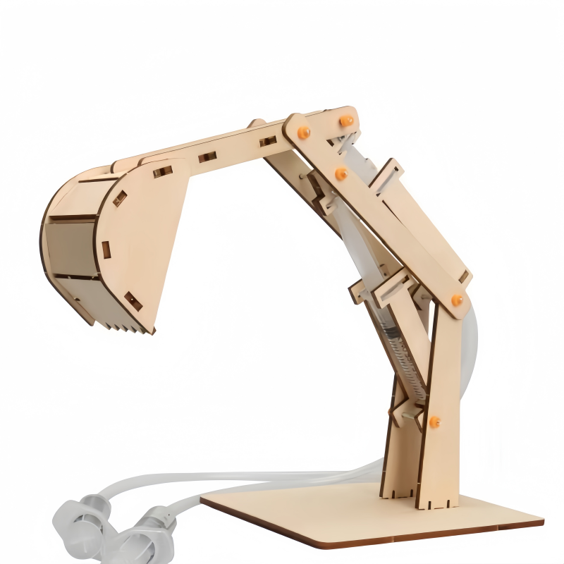 DIY 油圧ショベルモデル子供テクノロジー科学おもちゃ実験ツ - Kids Education Tools のレビューと価格