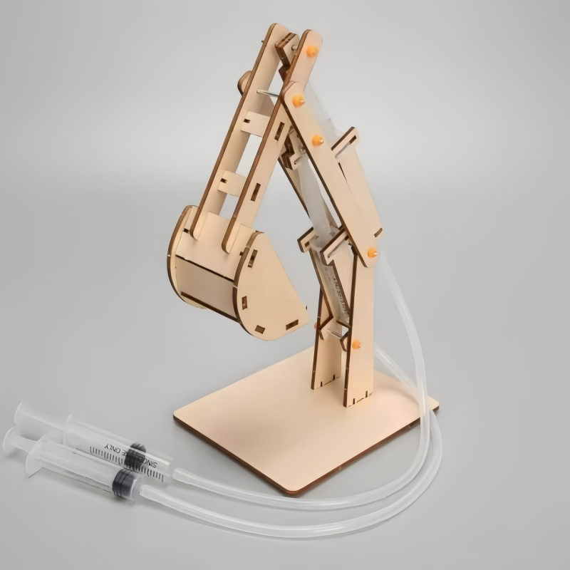 DIY 油圧ショベルモデル子供テクノロジー科学おもちゃ実験ツ - Kids Education Tools のレビューと価格