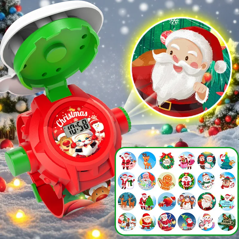 クリスマス投影時計 子供向けモンテッソーリ教育玩具 電子時計 - Kids Educational Watch のレビューと価格
