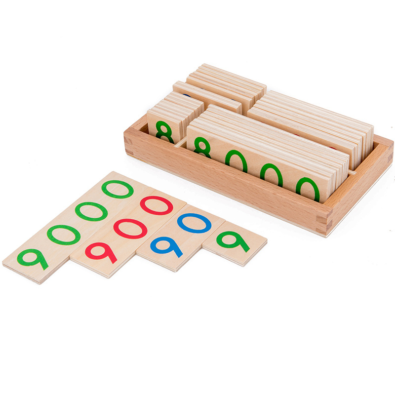 木製数字カード 1-9000 モンテッソーリ学習カード数学教 - Multiplication Table Mat のレビューと価格