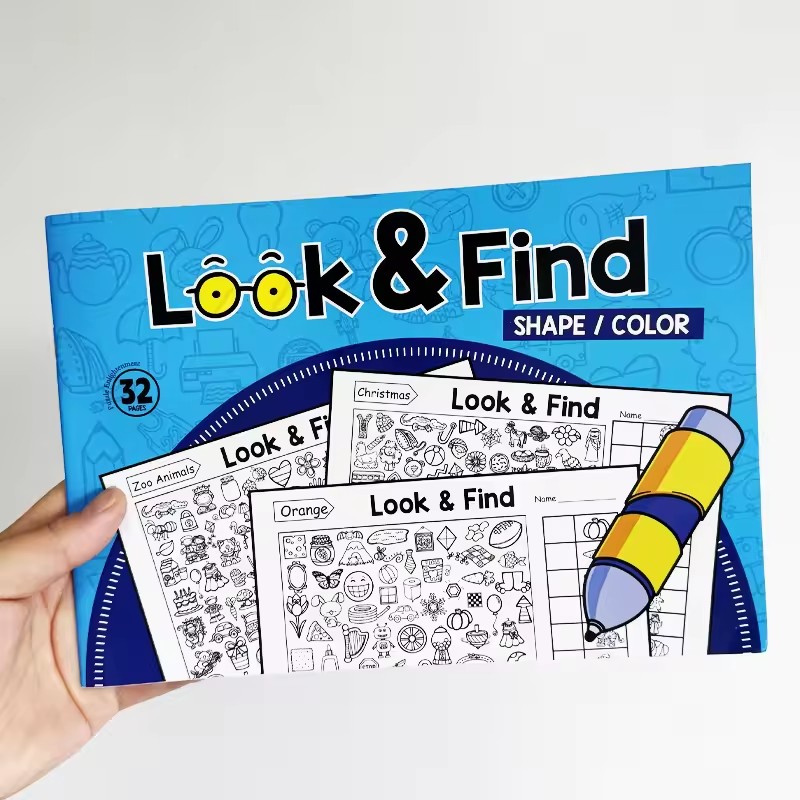 幼児向け探しと見つける塗り絵 32ページ 早期教育アクティビ - Kids Education In Us のレビューと価格