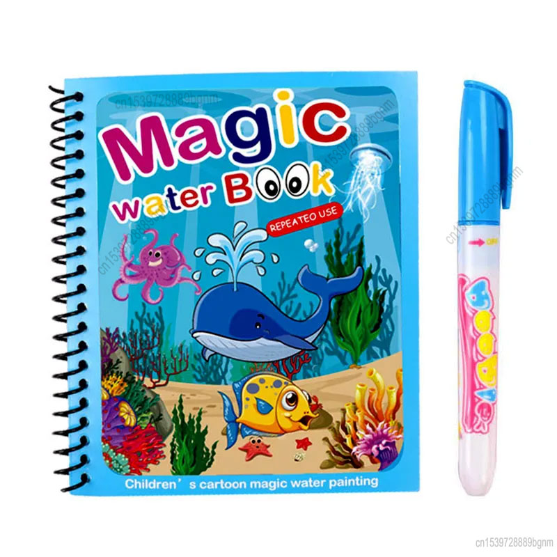 ペンセット,漫画の魔法の水絵画,教育ゲーム,スケッチ描画,落 - Kids Education Books のレビューと価格