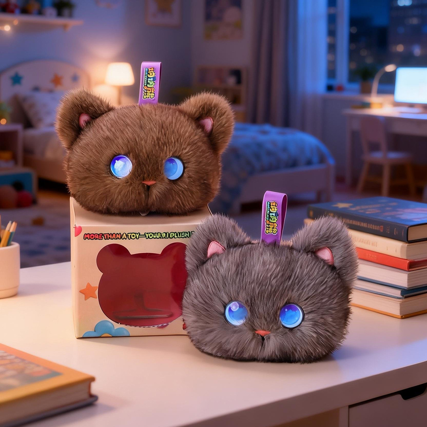 トボットAIぬいぐるみ猫のおもちゃ、インタラクティブな感情的 - Kids Education In Us のレビューと価格
