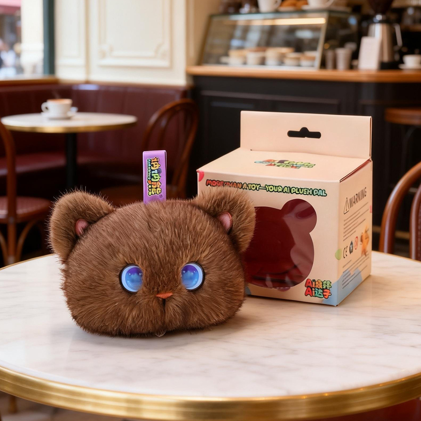 トボットAIぬいぐるみ猫のおもちゃ、インタラクティブな感情的 - Kids Education In Us のレビューと価格