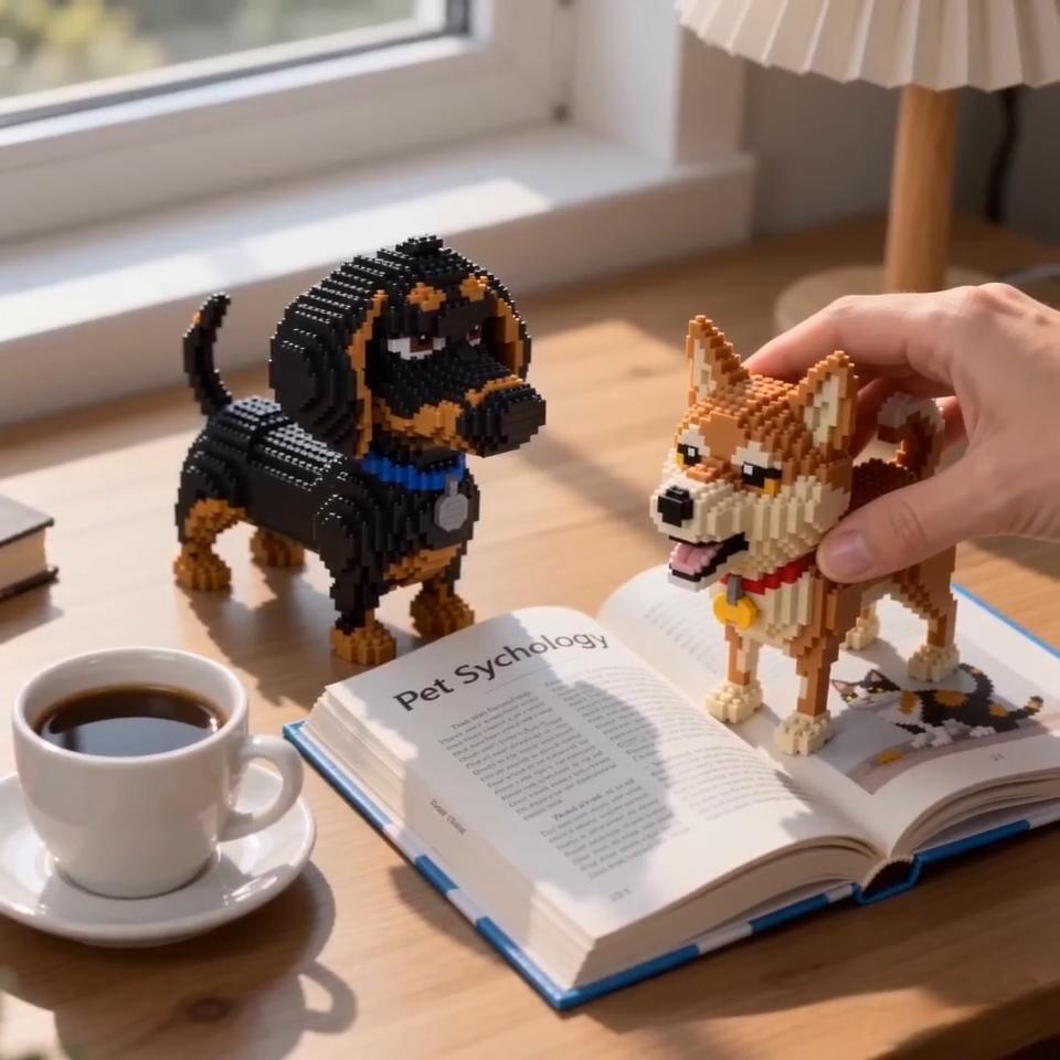 KNEW BUILT 柴犬犬モデル マイクロミニビルディング - Kids Education Recreation のレビューと価格