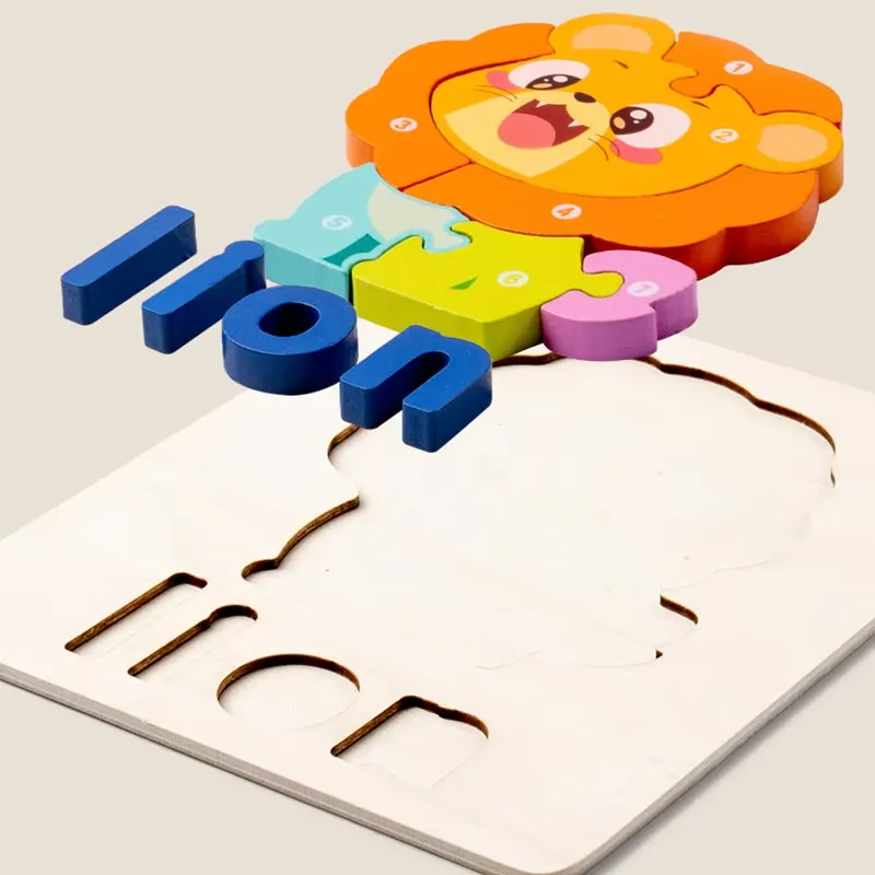3D動物交通パズル スペルアルファベット学習ブロックボードゲ - Kids Education Board のレビューと価格
