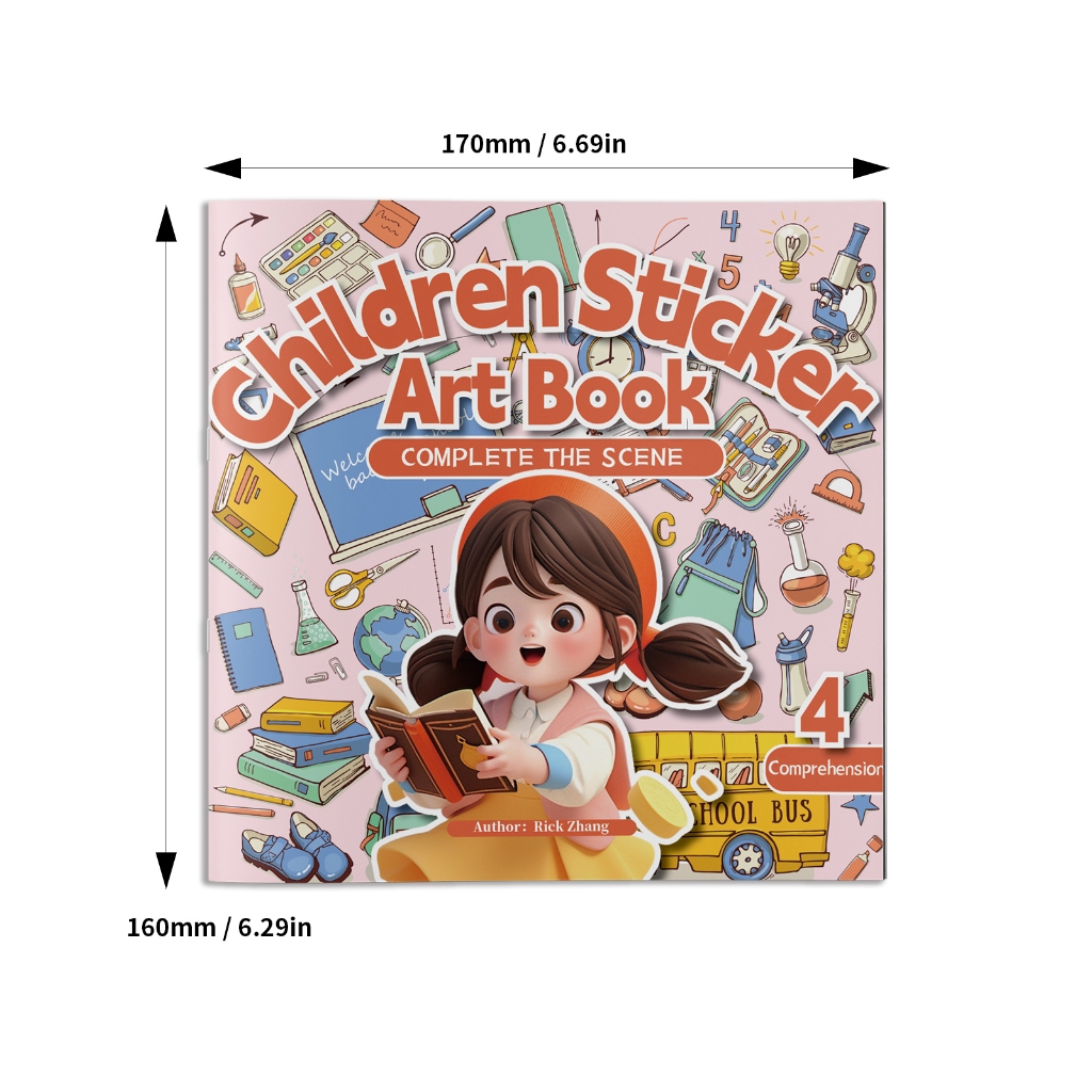 【在庫あり、迅速配送】子供用ステッカーアートブックセット、子 - Kids Education Books のレビューと価格