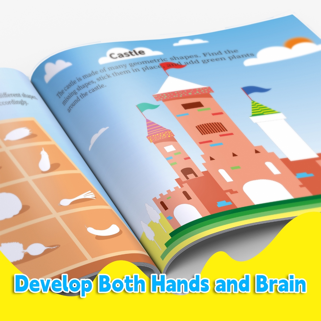 【在庫あり、迅速配送】子供用ステッカーアートブックセット、子 - Kids Education Books のレビューと価格