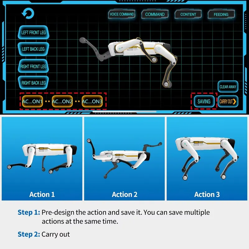 スマートロボット犬インタラクティブSTEM玩具音声制御30ア - Kids Education Program のレビューと価格