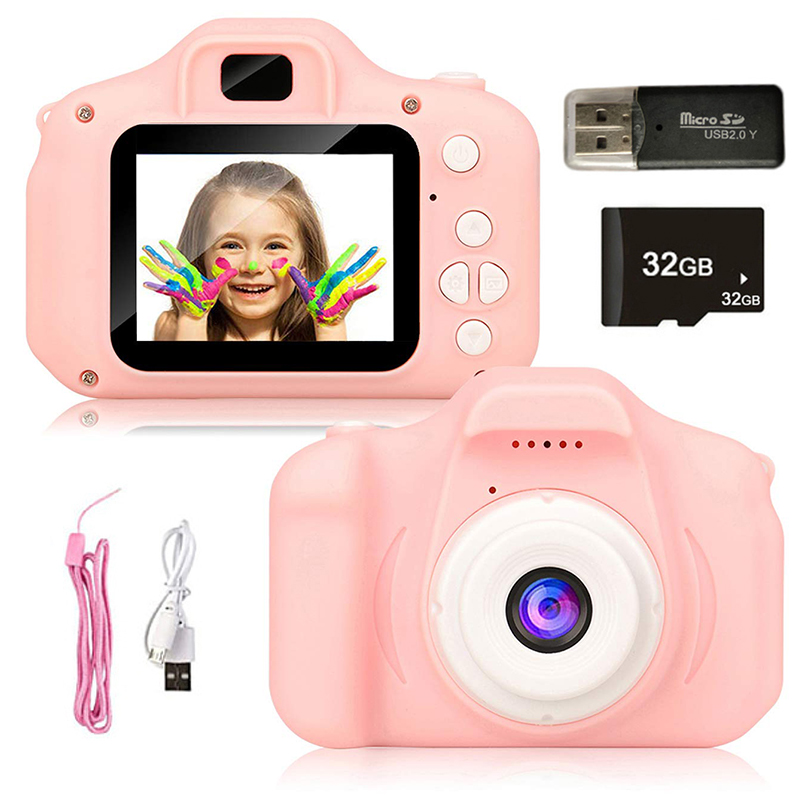 子供用カメラおもちゃミニ HD デジタルビデオ自撮りカメラポ - Kids Outdoor Education のレビューと価格