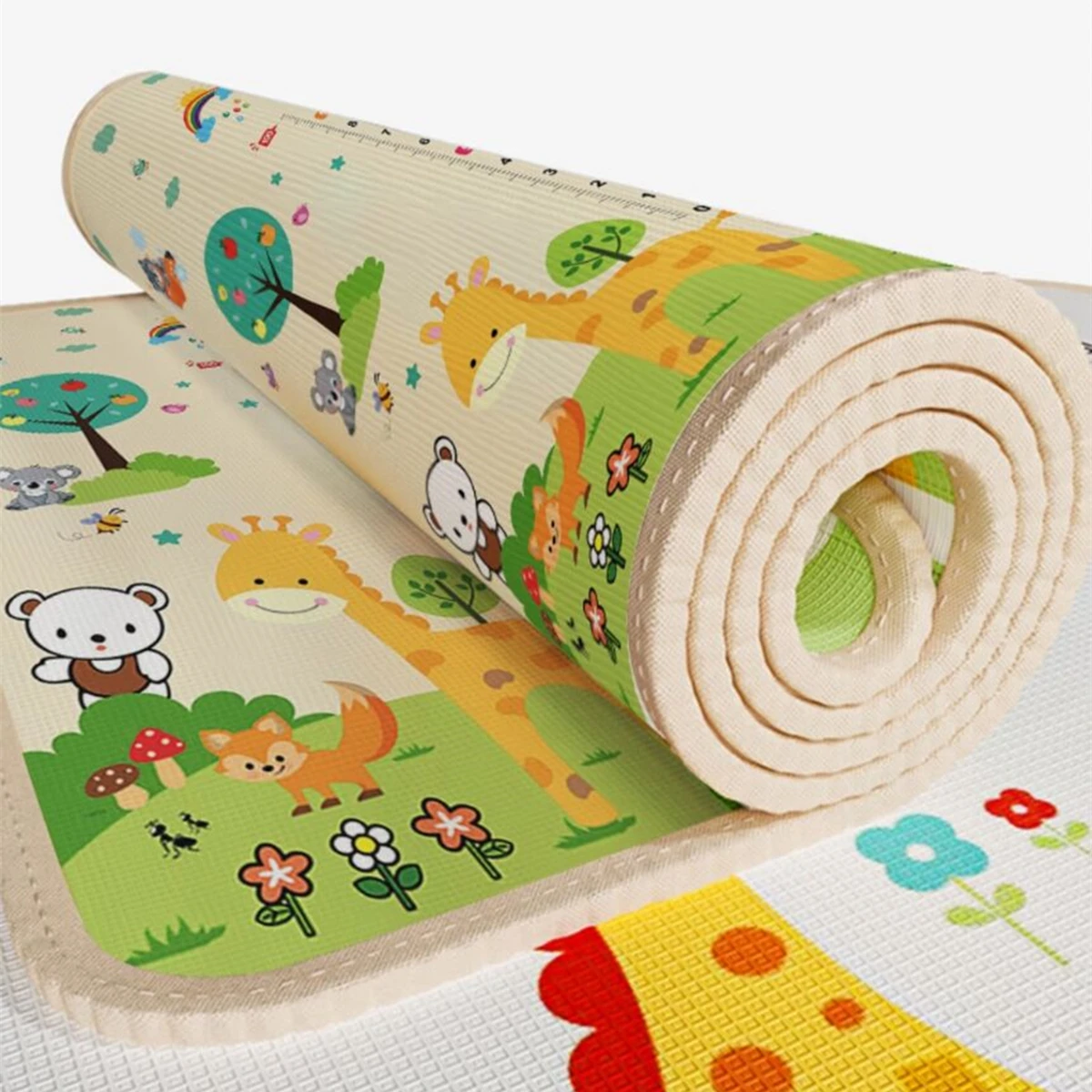 ベビープレイマット厚み 1/0.5 センチメートル教育子供用 - Kids Education Bd のレビューと価格
