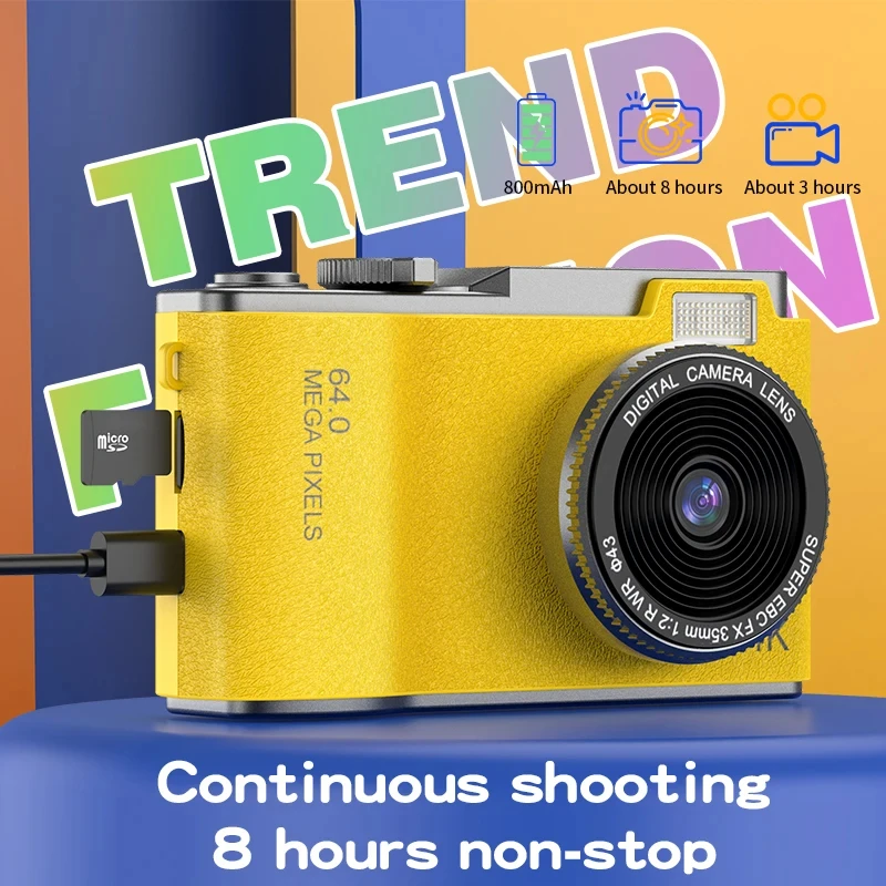 デジタルカメラ 4K HD キッズカメラ 48MP オートフ - Kids Education Images のレビューと価格