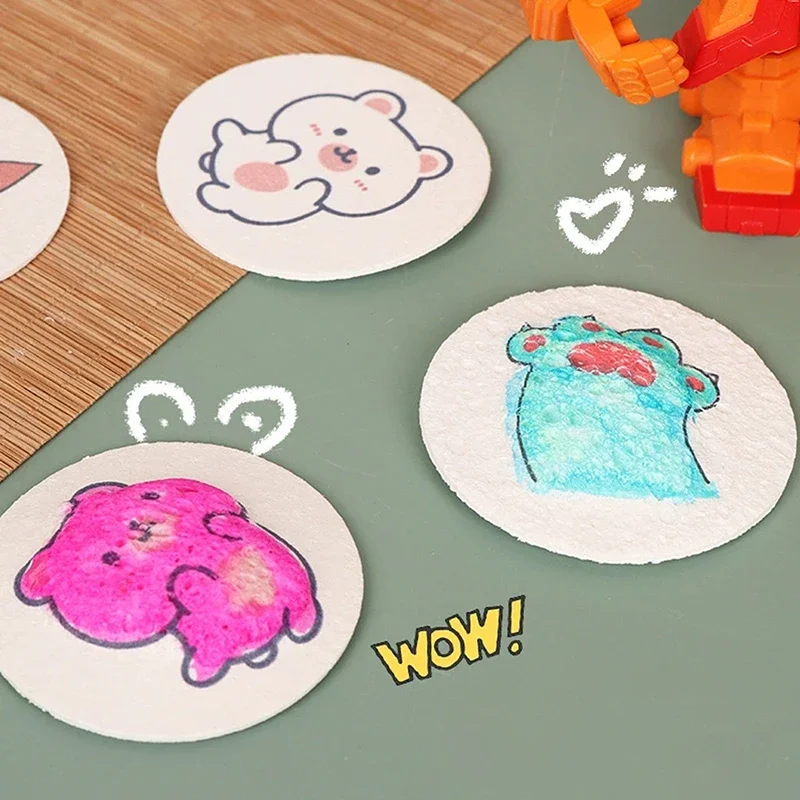 3D パフィーフォームテクスチャペイントペーパー子供のための - Kids Education Board のレビューと価格