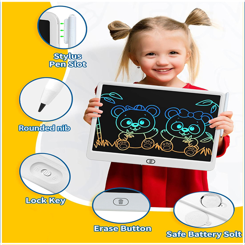 13/16 インチ液晶描画タブレットライティングボードカラー - Kids Education Tablet のレビューと価格