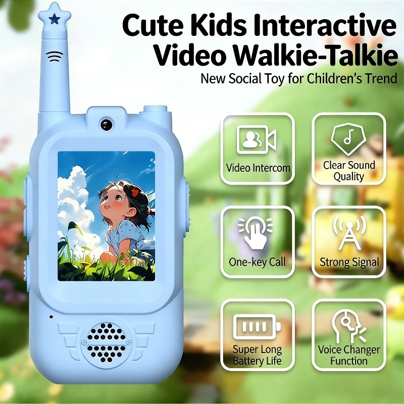 2PC キッズビデオトランシーバー USB 充電屋内屋外レク - Kids Education Recreation のレビューと価格