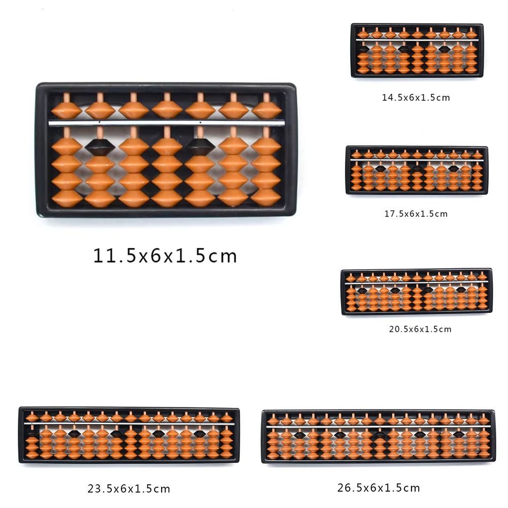 新しいプラスチック標準そろばん 7/9/11/13/15/1 - Abacus Counting Bead のレビューと価格