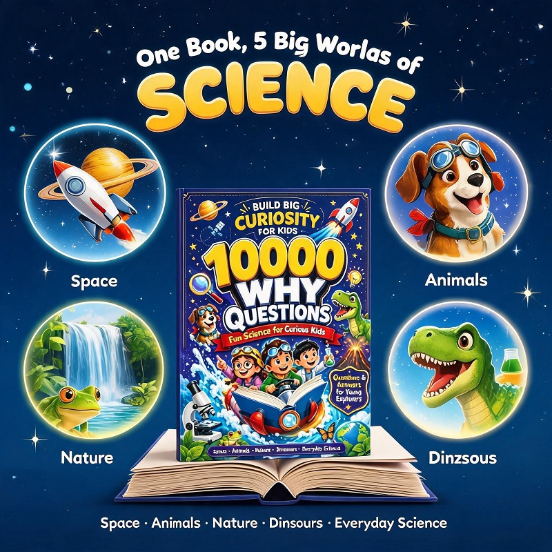 10000なぜ子ども向け科学百科事典が重要なのか？好奇心旺盛 - Kids Education Books のレビューと価格