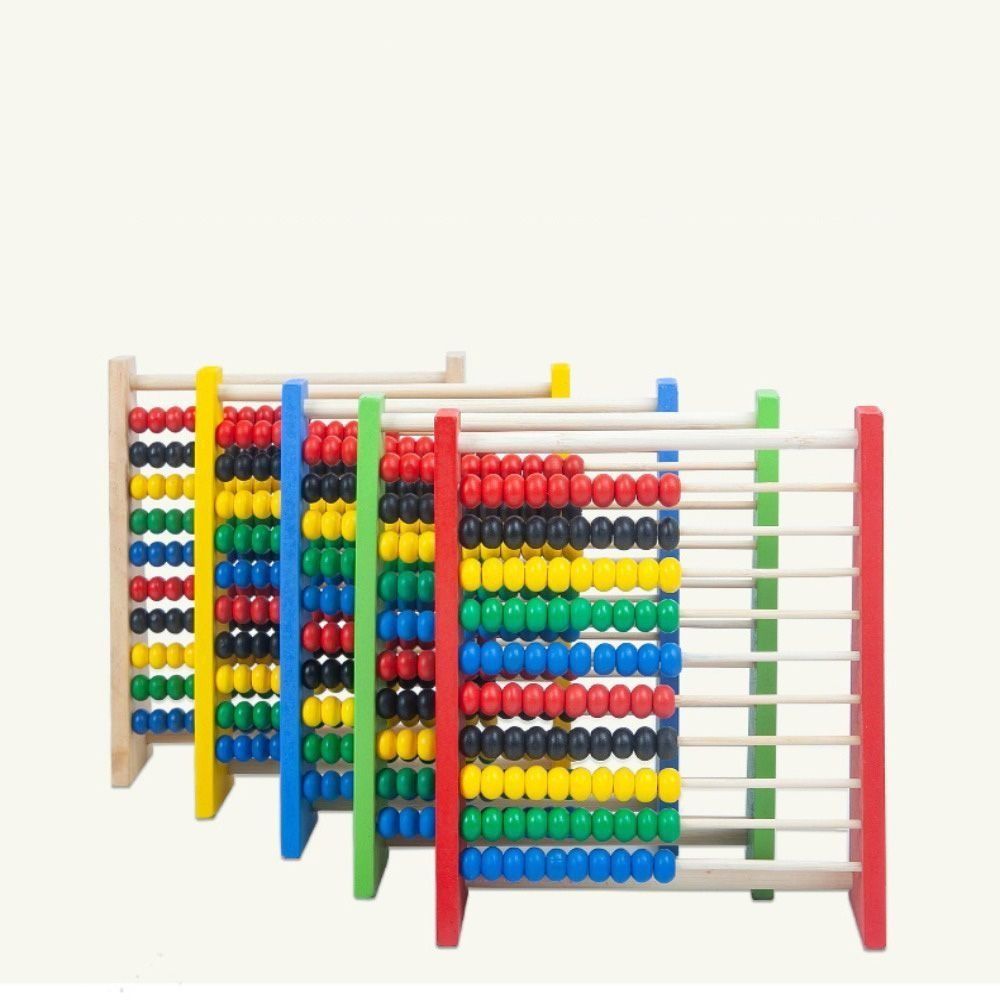 耐久性のある木製そろばん、知育玩具、計算ビーズ、趣味、赤、青 - Abacus Counting Bead のレビューと価格