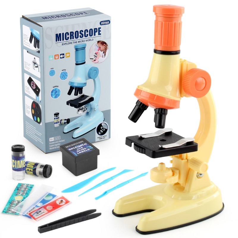 子供用科学顕微鏡 LEDライト HD教育STEM玩具 子供の - Kids Education Tools のレビューと価格