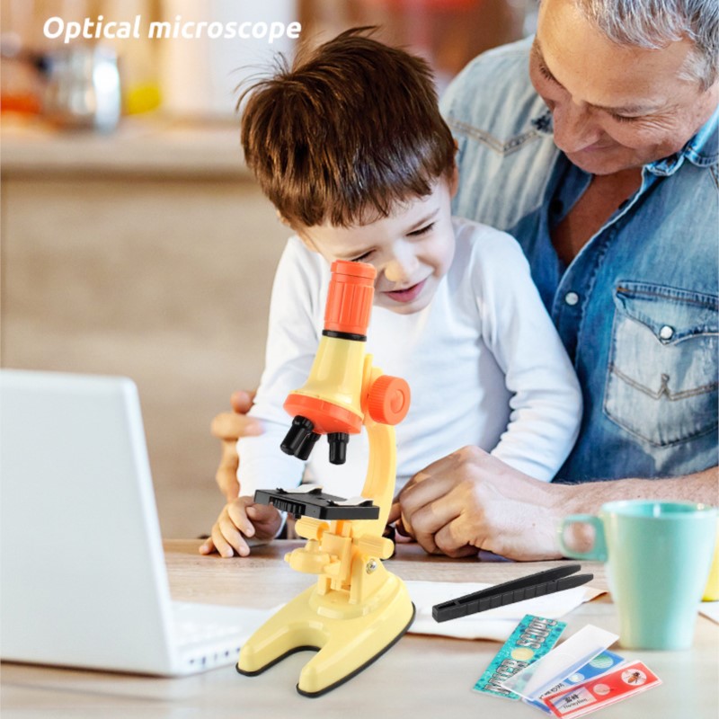 子供用科学顕微鏡 LEDライト HD教育STEM玩具 子供の - Kids Education Tools のレビューと価格