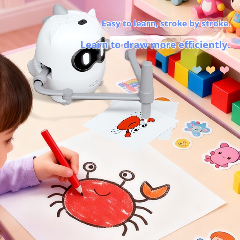 一般的なスマート恐竜描画ロボットインテリジェント早期教育玩具 - Kids Education In Us のレビューと価格