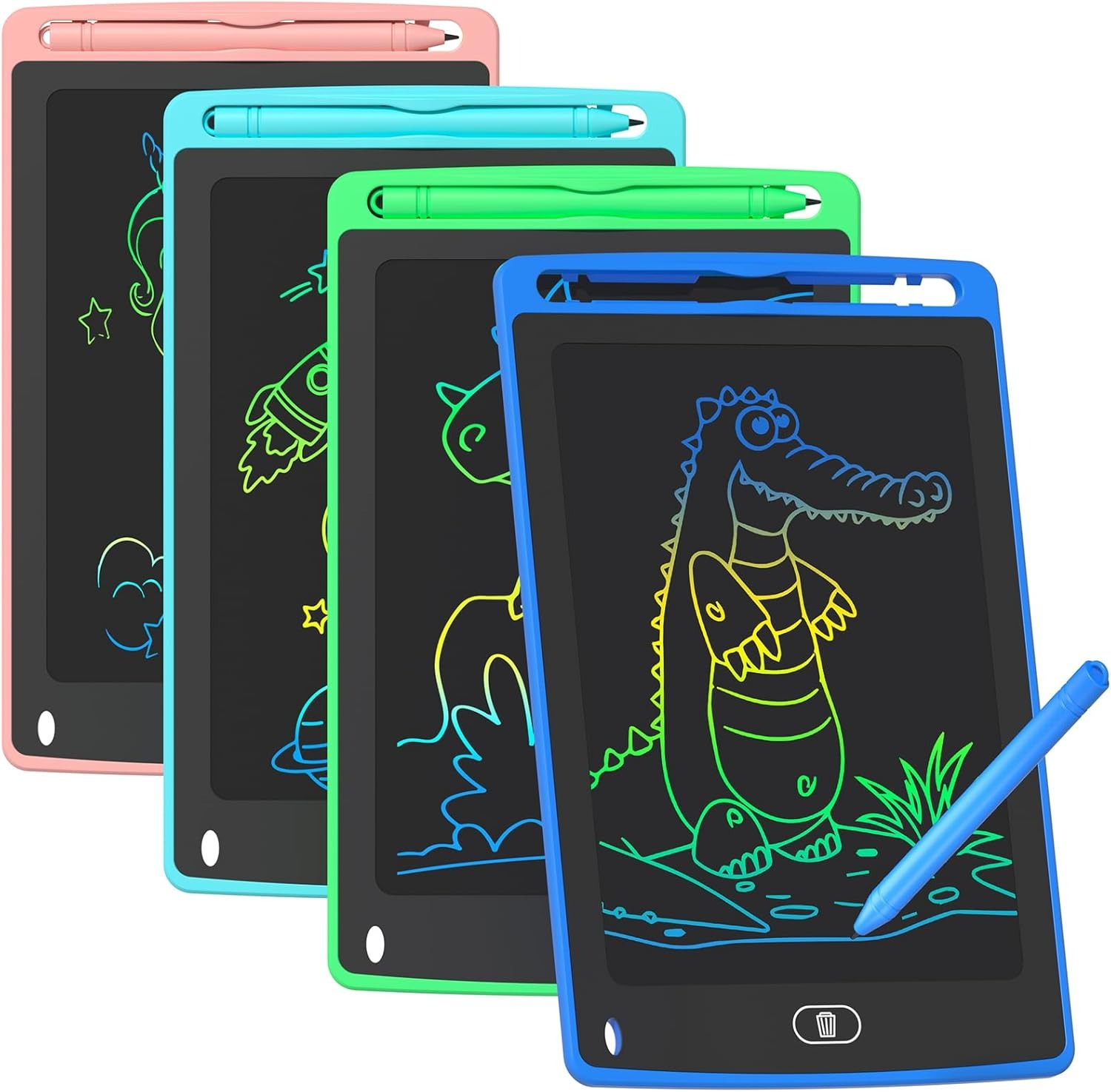 子供用LCDライティングタブレット、8.5インチカラフルな落 - Kids Education Board のレビューと価格